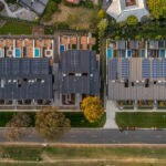 Parkside Development, Turner drone shot from directly above