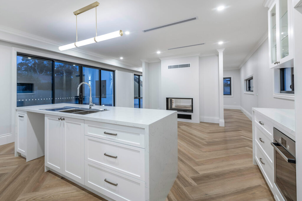 Ebden Street Ainslie residence kitchen and dining area