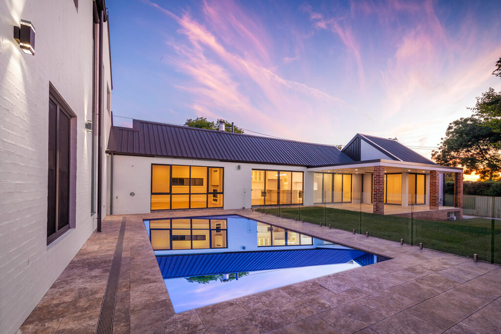 Ebden Street Ainslie residence pool area