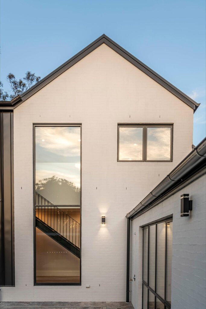 Ebden Street Ainslie residence rear courtyard