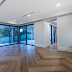 Ebden Street Ainslie living area and view to outdoor living space