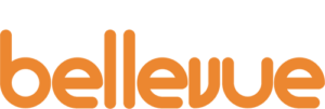 Bellevue Building orange and white logo