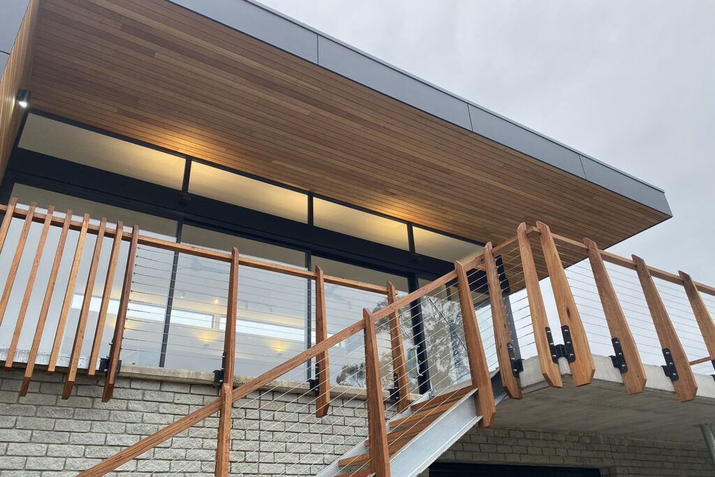 Surf Beach, Batemans Bay external stairway and landing