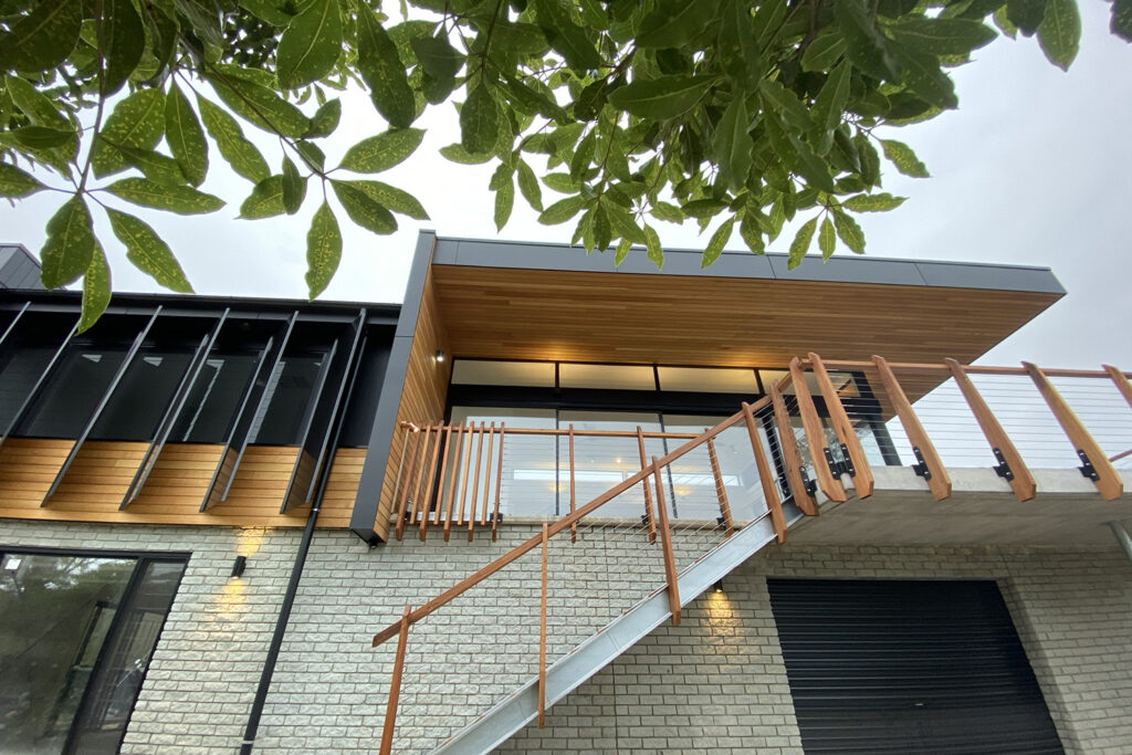 Surf Beach, Batemans Bay external stairway and landing area