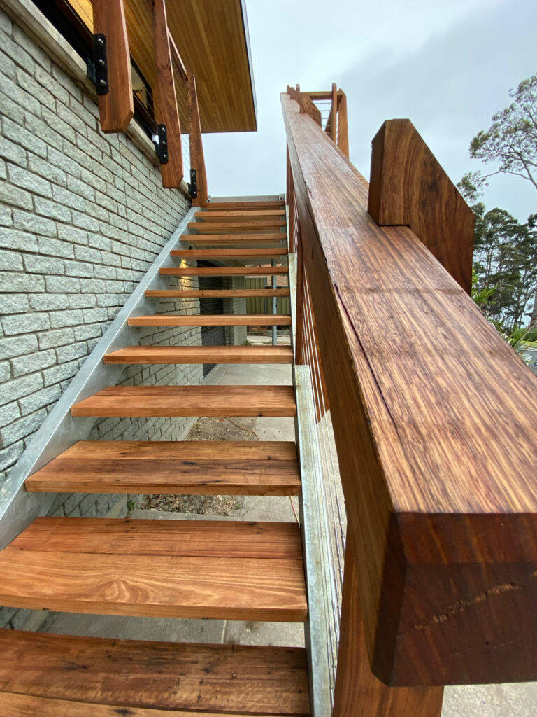 Surf Beach, Batemans Bay external stairway